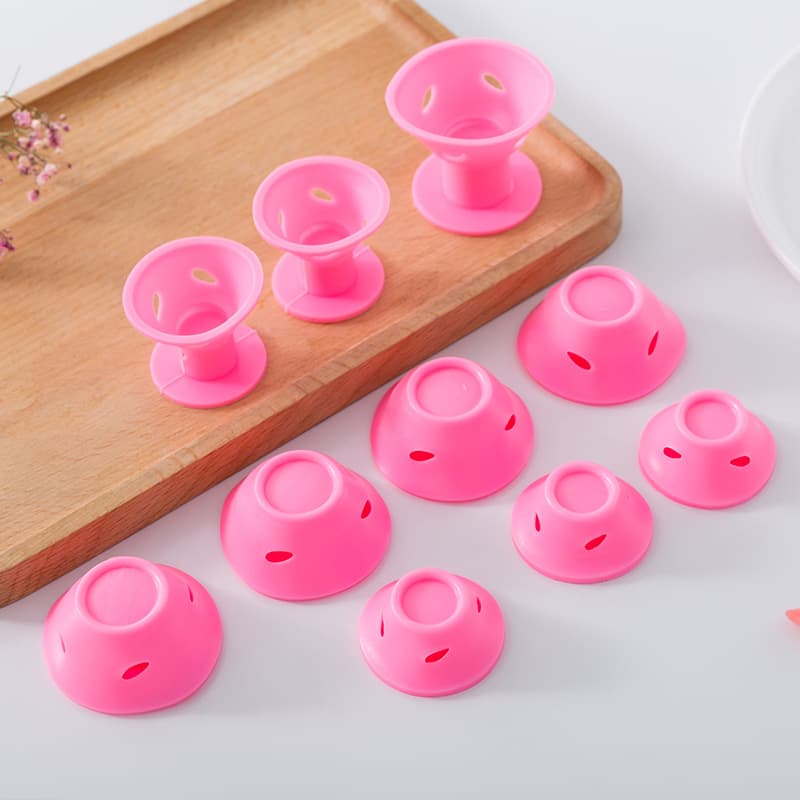 Factory Stock Silicone Hair Curler Bell Hair Care Mushroom Sleep Hair Rollers Same as Maisel