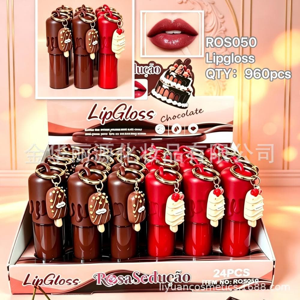 LIPHONEY Honey Lip Balm Strawberry Lip Oil Fruit Pendant Brazilian Lip Makeup Fruit Lip Gloss Honey Lip Gloss