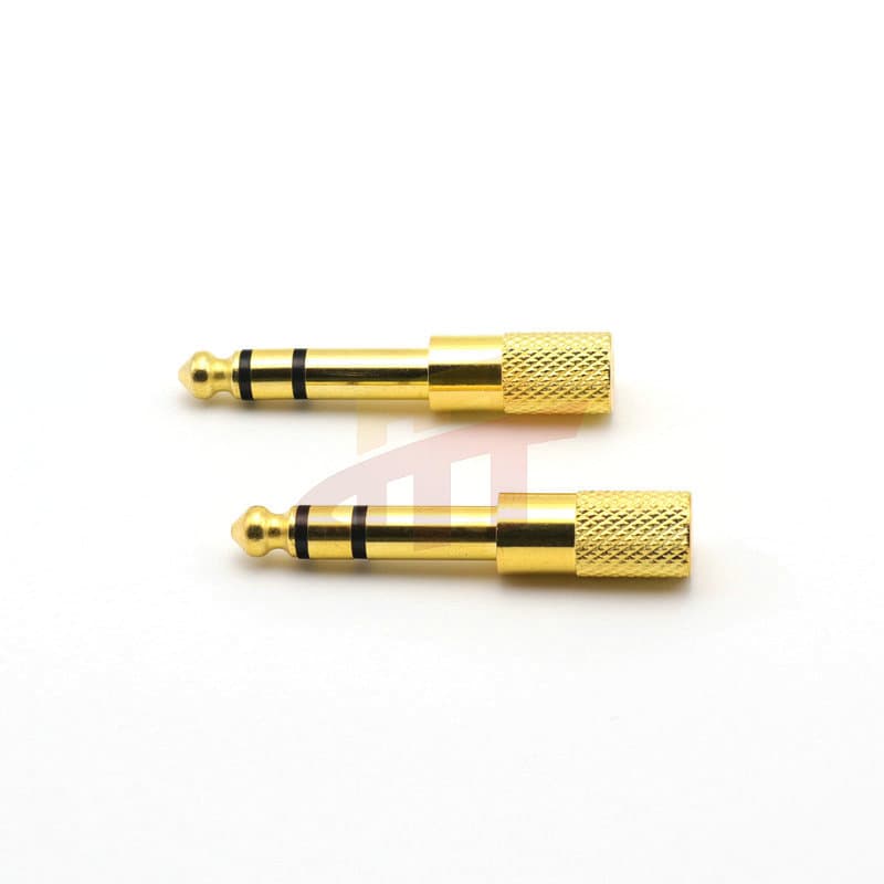 6.5mm to 3.5mm Adapter 6.35mm TRS Male to 3.5mm Female Microphone Computer Audio Adapter