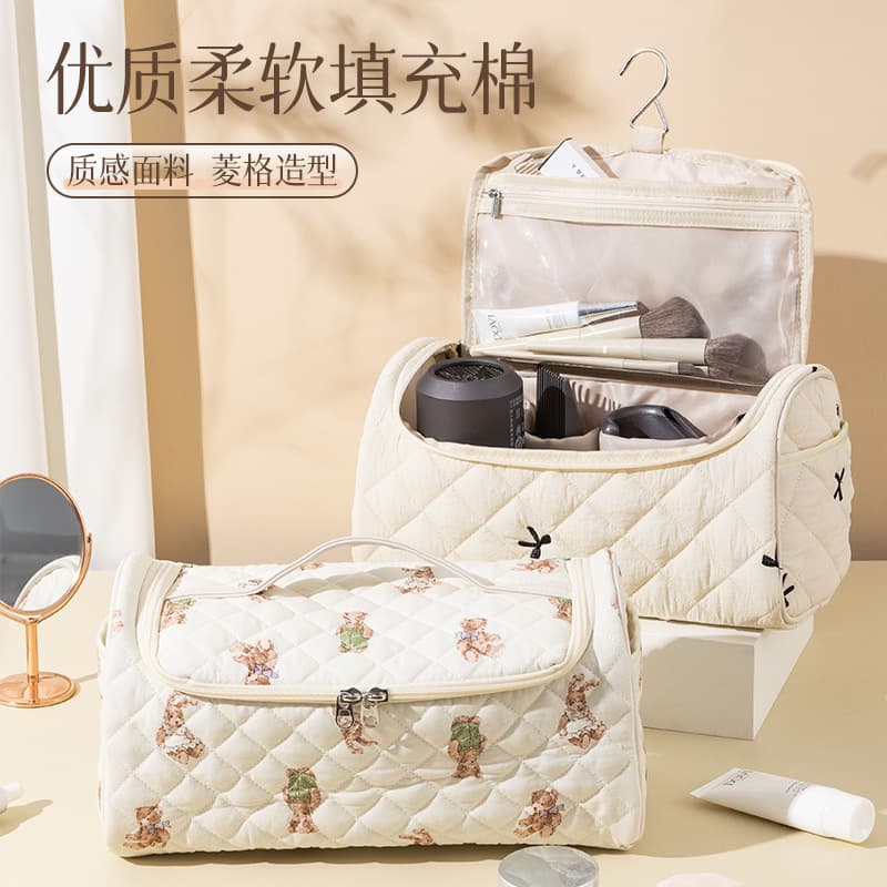 Amazon's New Hair Dryer Storage Bag, Large-Capacity Portable Travel Storage Bag, High-End Toiletry Niche Handbag