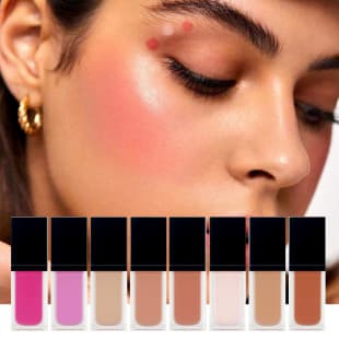 Liquid Blush Waterproof Long-Lasting Matte Highlighting Rouge No-Logo Single Color Blush Cross-Border Cosmetics English Version