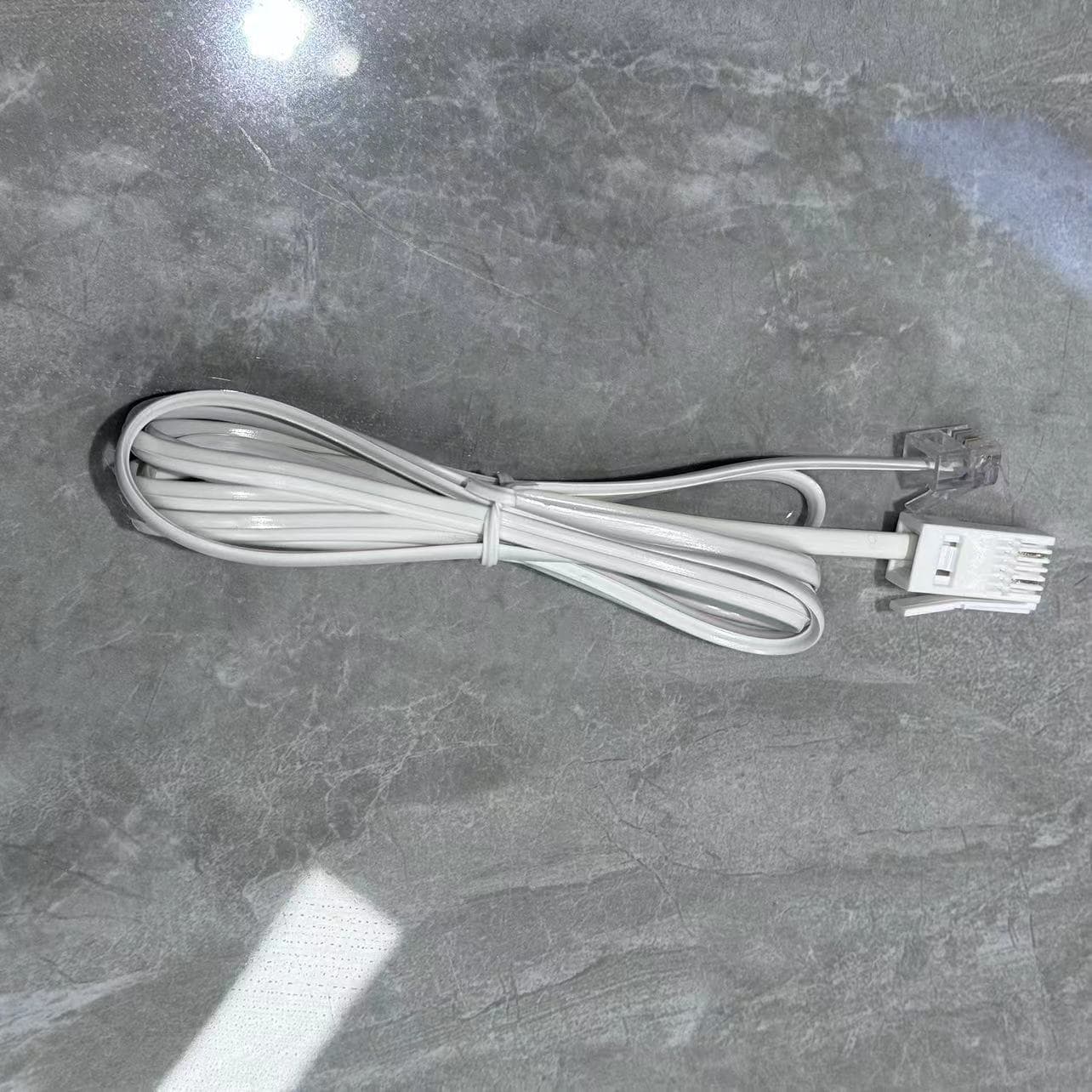 1.5m British Telephone Cable RJ11 6P2C with UK Flat Connector, In Stock