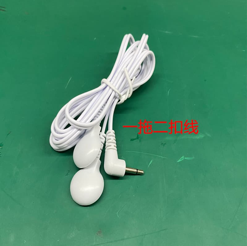 Factory Supply Digital Meridian Therapy Massager with Silicone Electrode Pads One-Drag-Two or One-Drag-Four Clip-on Slippers