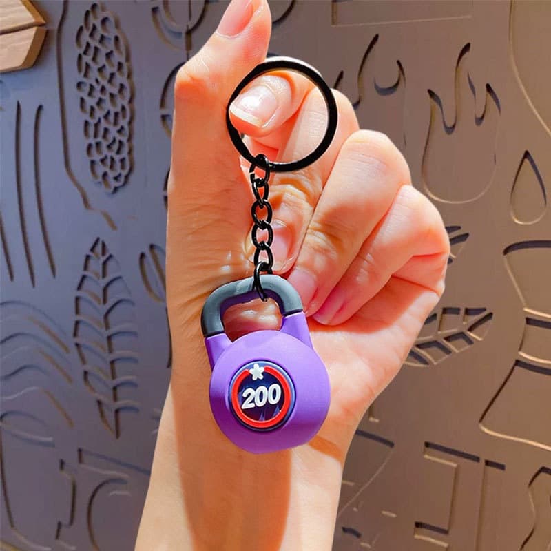 Creative Mini Fitness Equipment Series Bag Pendant Accessory High-End Keychain Decoration Gift Pendant