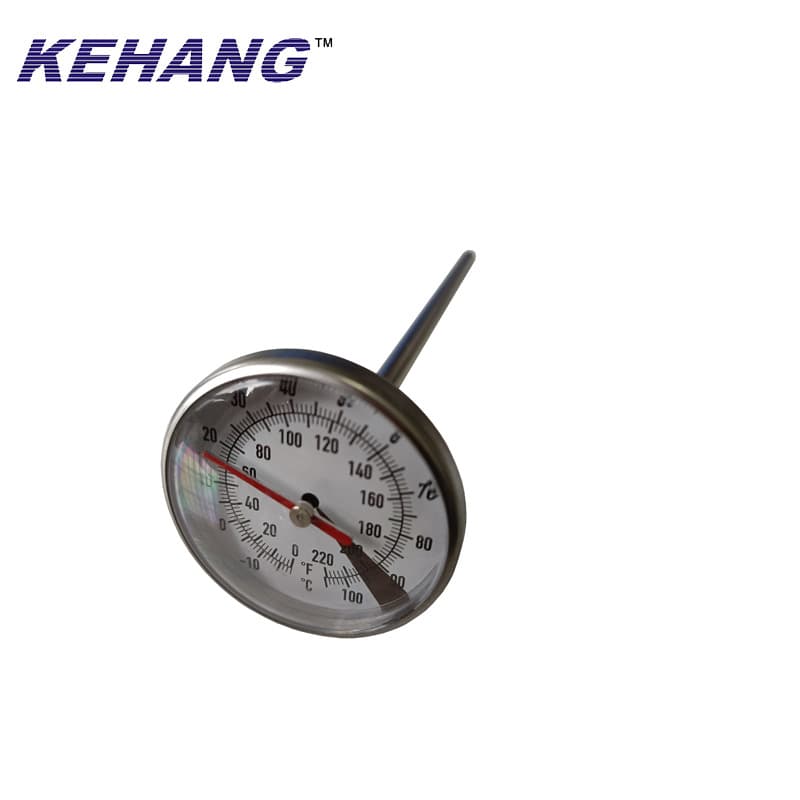 1.37-inch 304 Stainless Steel Waterproof Kettle Thermometer with Nut, Easy to Install