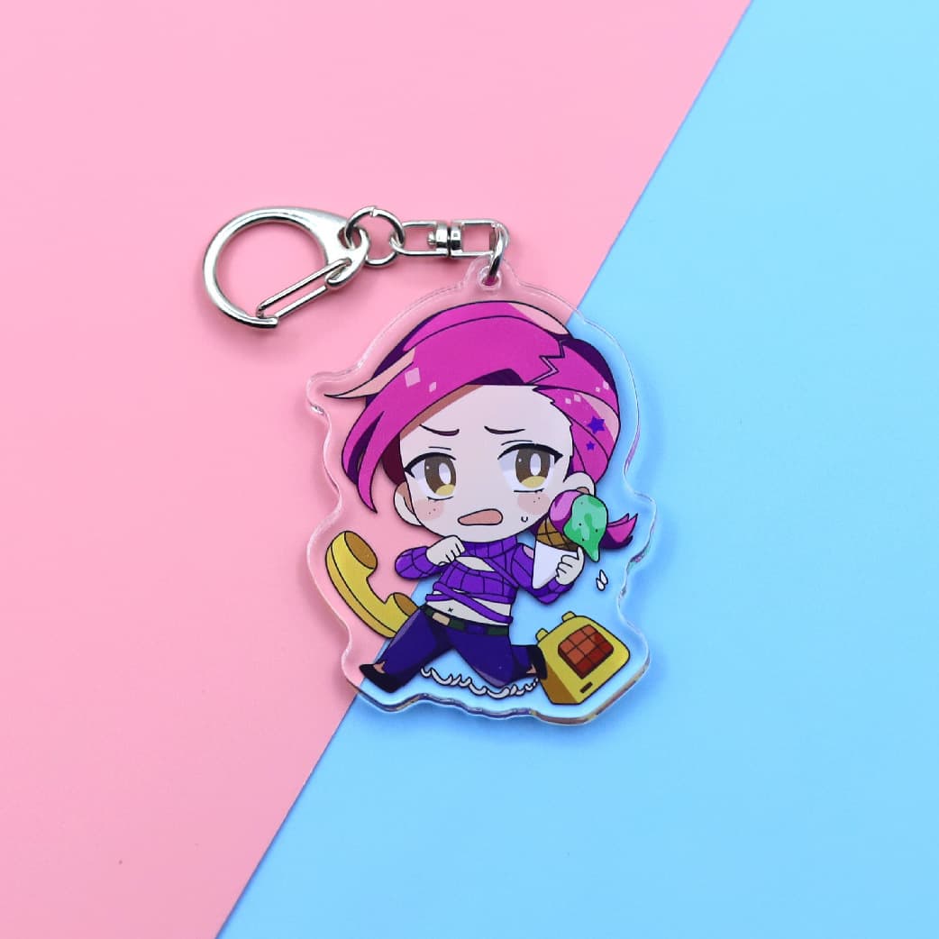 JoJo's Bizarre Adventure Diego Brando Jolyne Cujoh Stone Ocean Pendant Johnny Joestar Keychain