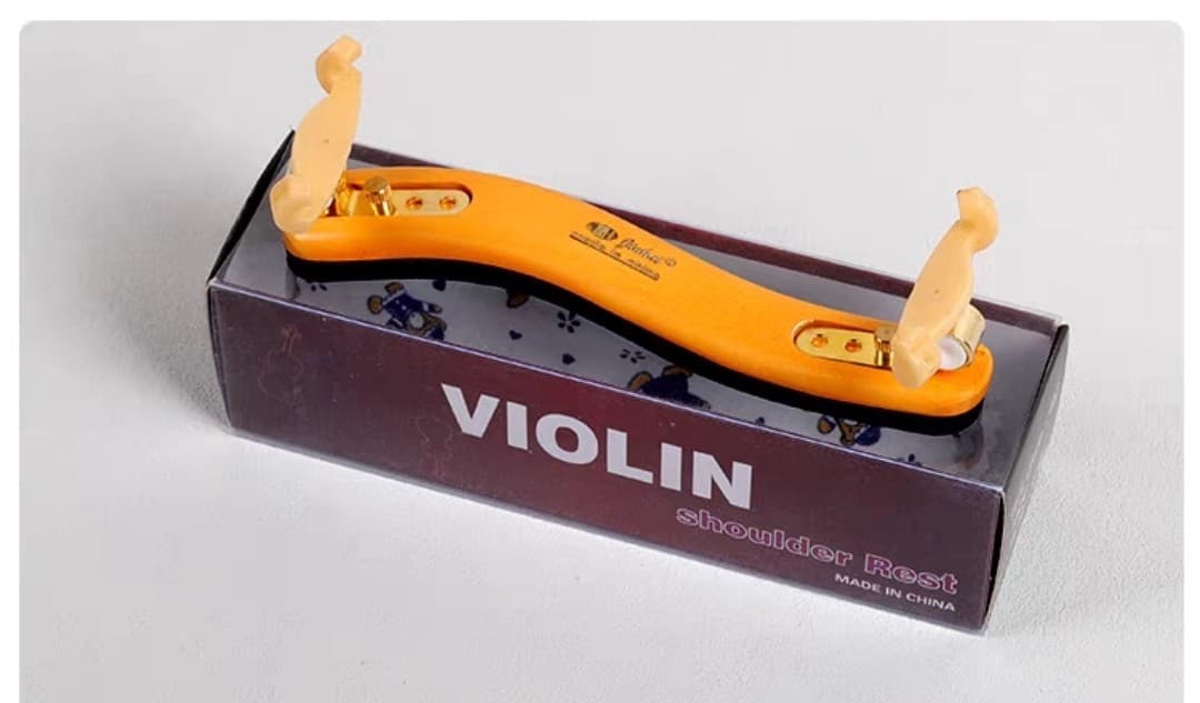 Solid wood violin shoulder rest for children and adults, wooden violin shoulder rest, width and height adjustable violin accessories