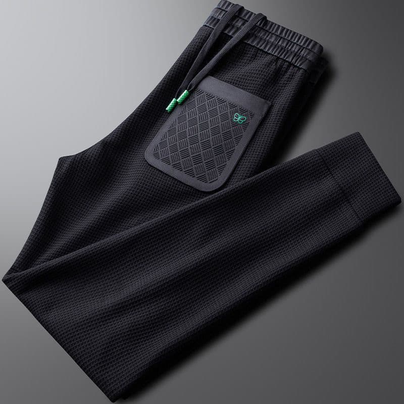Light Luxury Breathable Casual Pants for Men, Small Butterfly Drawstring Joggers, 2026 New Fashion Sports Pants, Wholesale