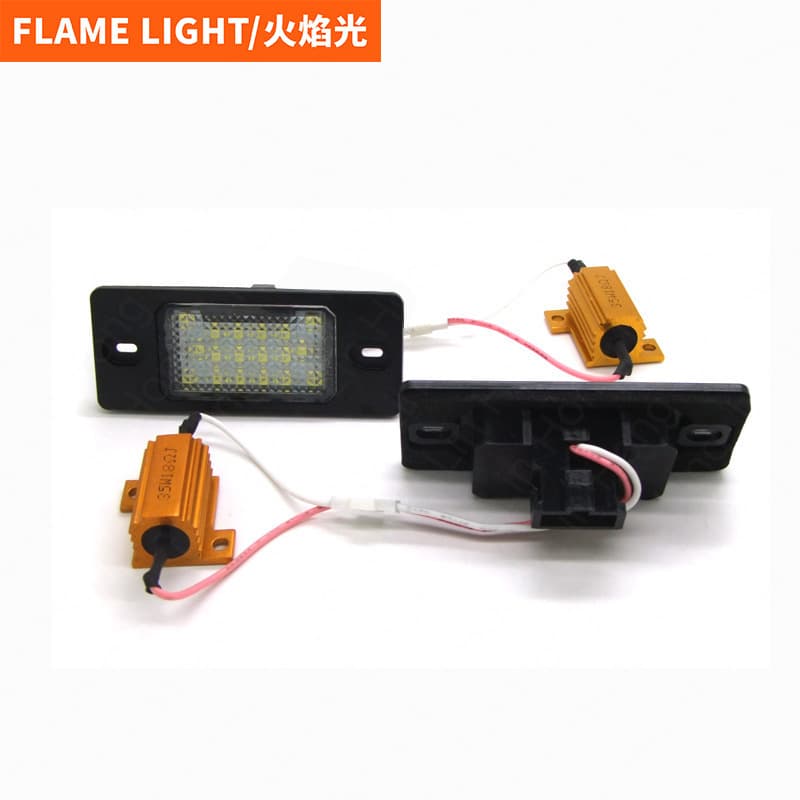 License Plate Light Compatible with Porsche Cayenne, Volkswagen Passat B5.5, Tiguan, Touareg LED License Plate Light