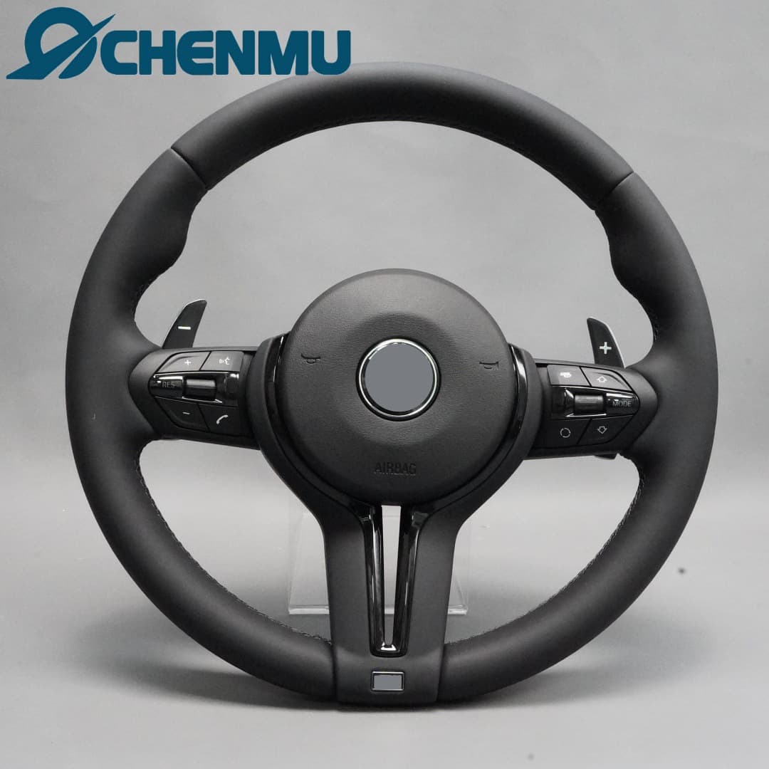 For BMW E-Chassis E70 E71 E84 E87 E90 E92 E93 Modified Piano Black M-Sport Steering Wheel
