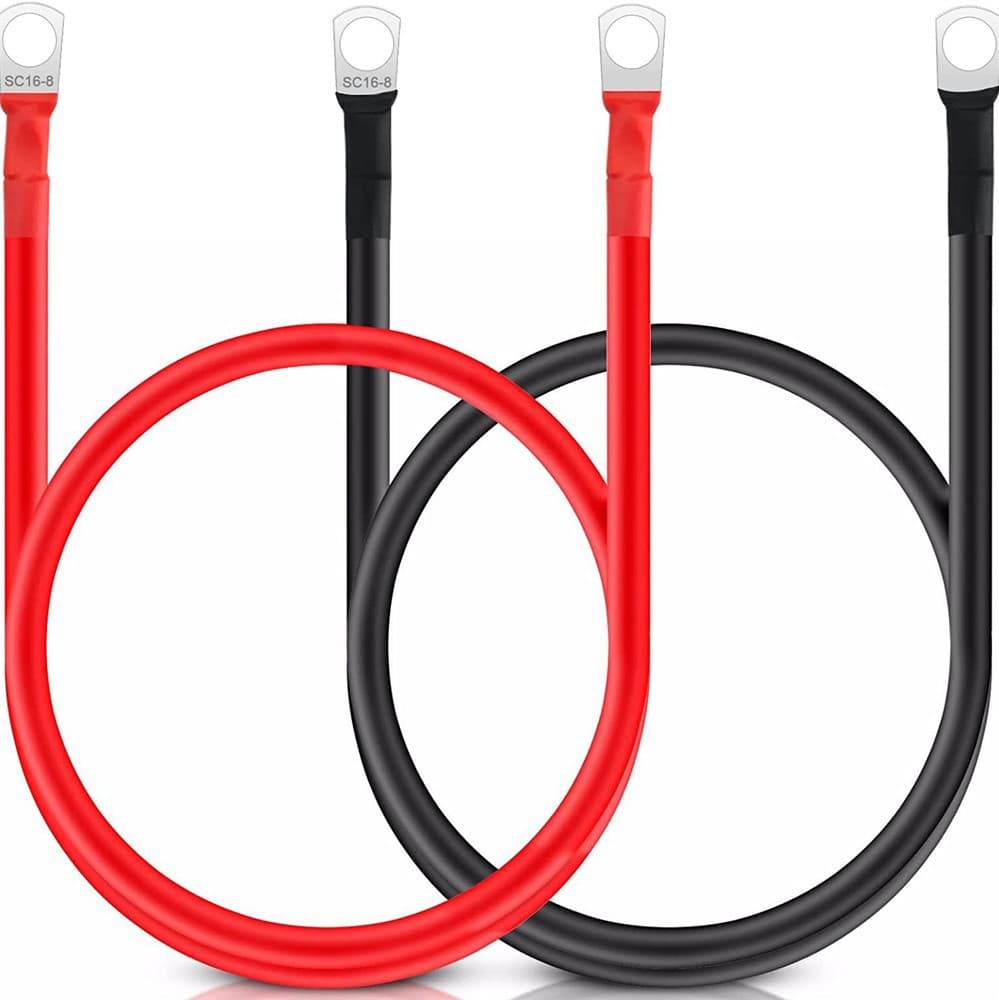 Cross-border supply of new energy battery cable 50cm pure copper car battery cable solar panel cable