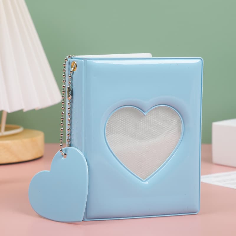 Mirror Cover Mini Instant Photo 3-inch Photo Album, Celebrity Cards, Movie Ticket, Business Card Storage Collection Book