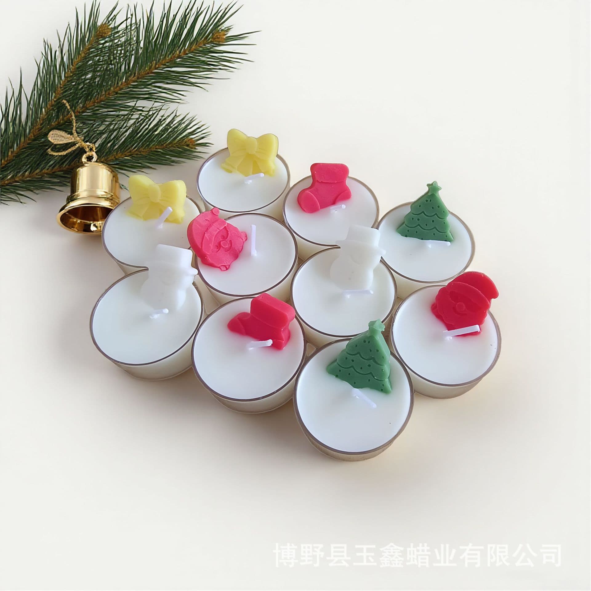 Wholesale Aromatherapy Candle Manufacturer Christmas Candle Christmas Tree Accessories Decoration Gift Scented Candle Soy Wax