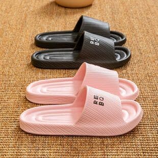 Bathroom Slippers for Women, Summer Portable Hotel Home Casual Anti-Slip Shower Slippers for Men, In Stock