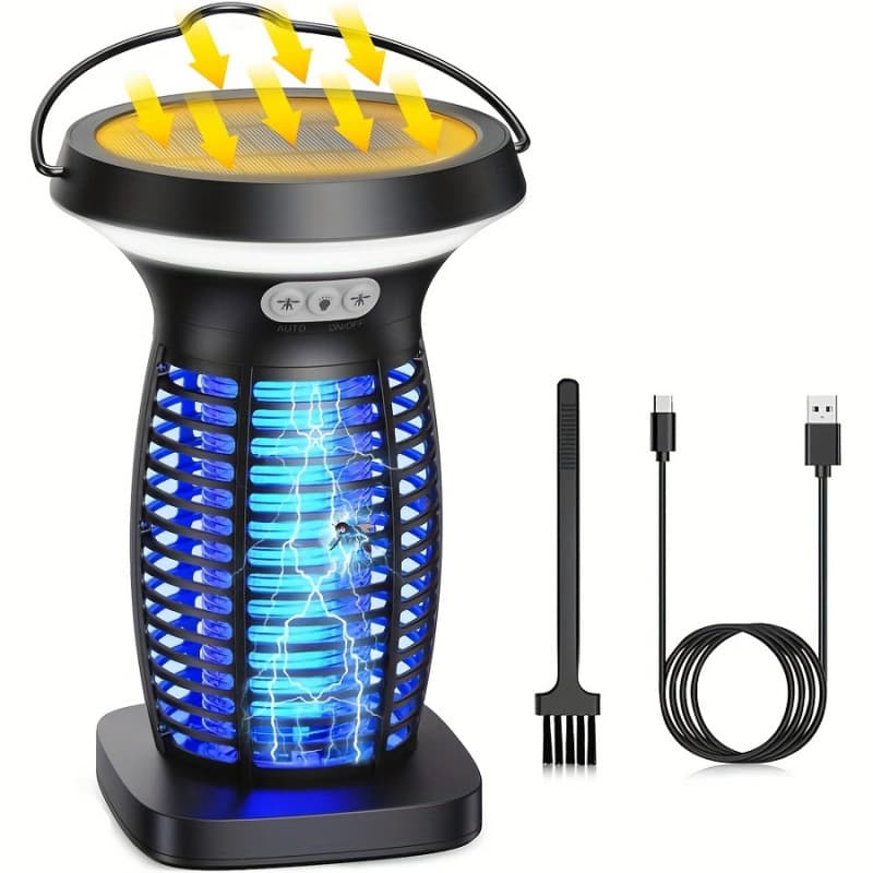 2026 New Cross-border Drop Shipping Solar Mosquito Killer Outdoor 3-in-1 Mosquito Repeller Outdoor Cross-border