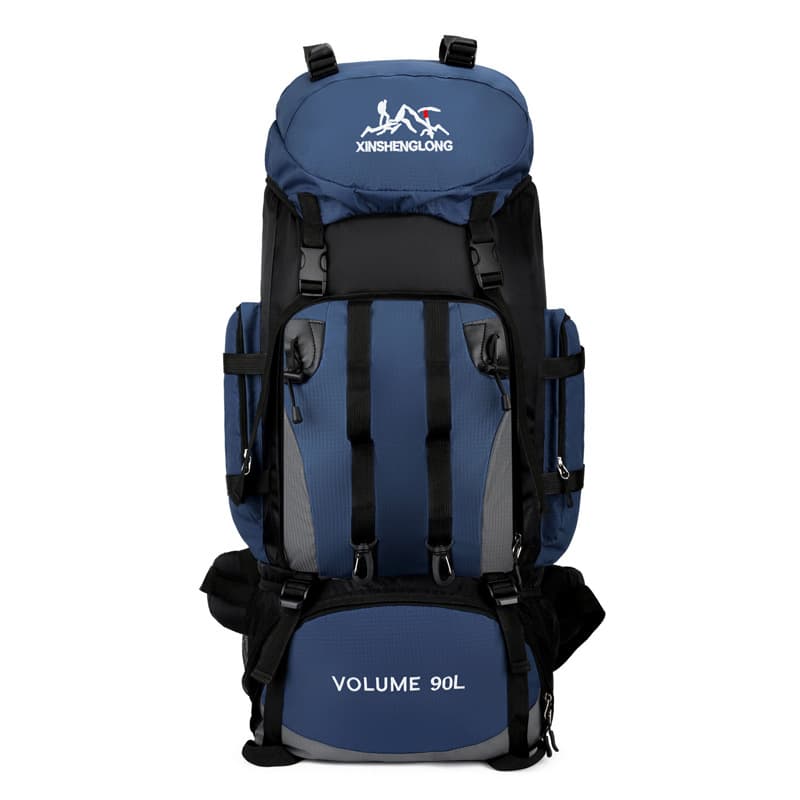 90L Large Capacity Outdoor Hiking Backpack Multi-functional Camping Backpack Lightweight Travel Double Shoulder Bag Cross-border Wholesale