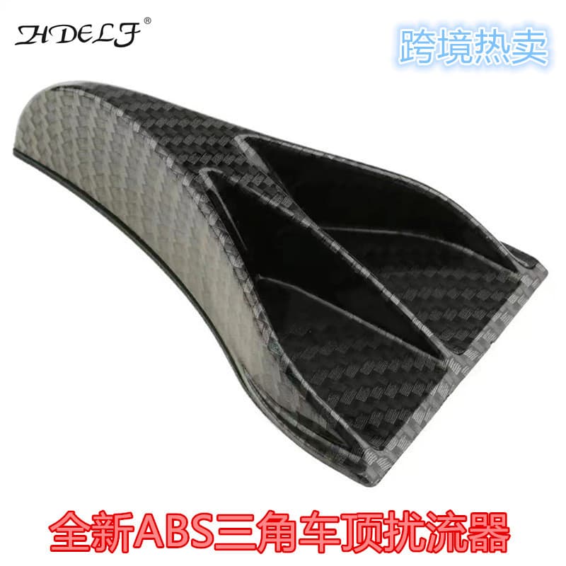 Cross-border Hot Selling Car Accessories Triangle Roof Spoiler Factory Direct Eagle Claw Style Shark Fin Tail