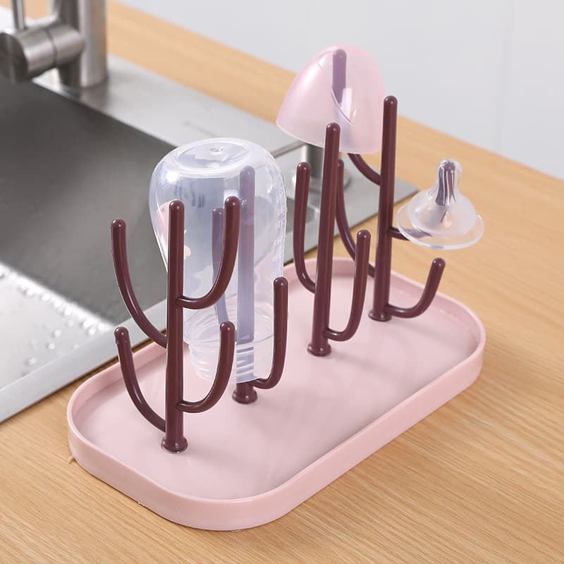 Cup Holder Kitchen Cactus Drinking Cup Hanging Rack Creative Storage Inverted Drying Rack Home Wine Glass Organizer