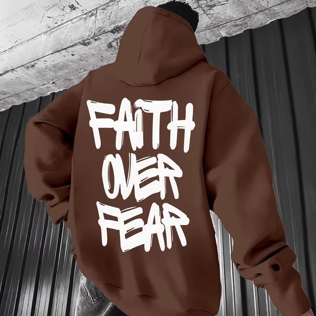 [Cross-border European code] Hoodie for Man Set Wear Child of God Print Relig