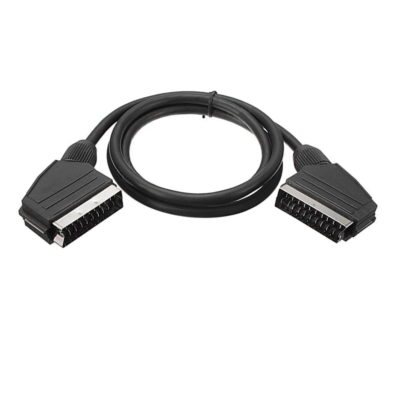 SCART cable SCART male to male audio-video cable, European standard TV connector, nickel-plated 21P connector