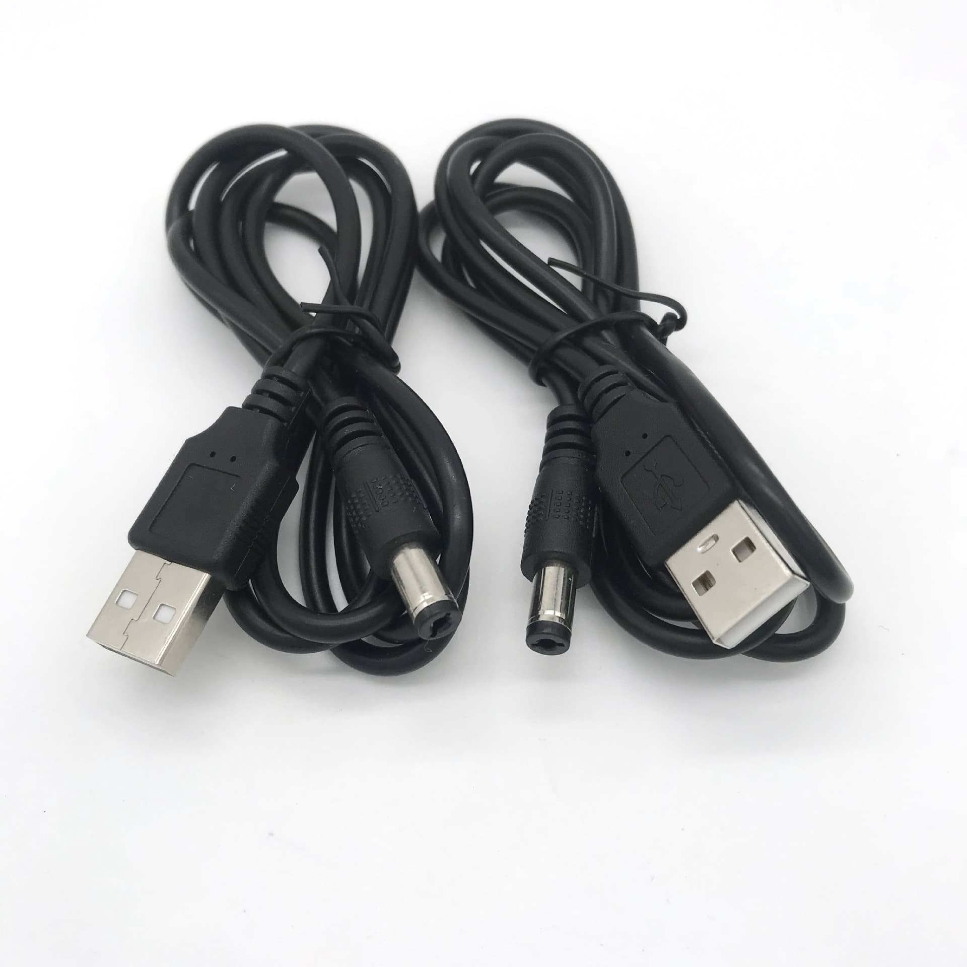 ROHS USB to DC 5.5*2.1 Power Cable, DC Round 5.5 Tuning Fork Adapter for Night Light Charging Cable, Copper Core