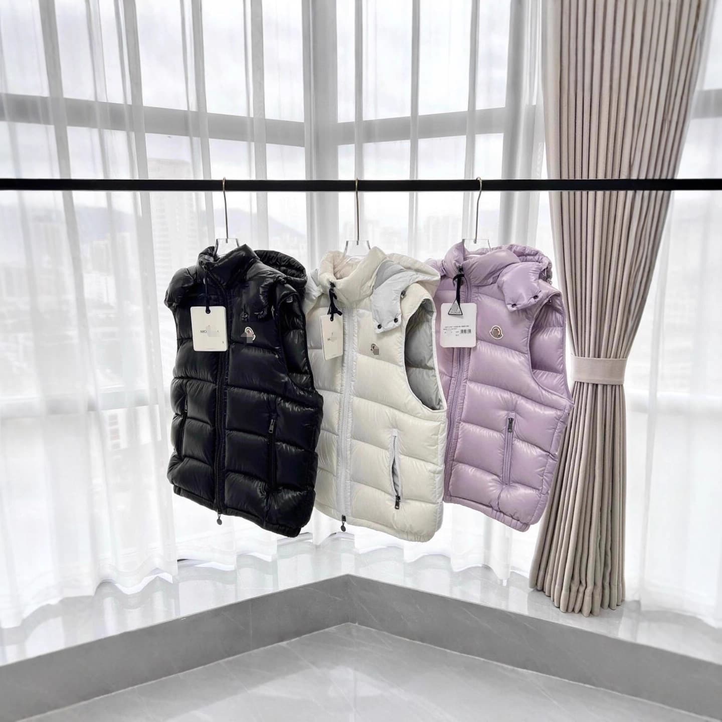 Winter Mongjia Vest Unisex Windproof Sleeveless Jacket Thickened Quilted Down Vest Warm