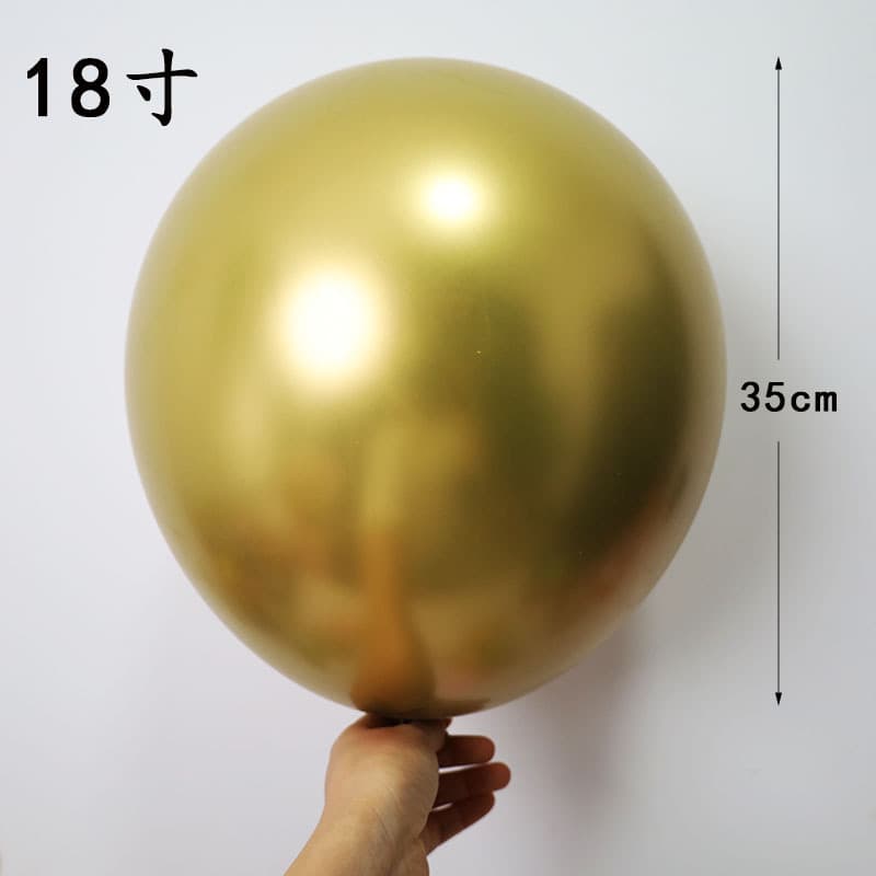 18-inch large balloon thickened latex balloon for birthday party, wedding, mall layout, and balloon arch decoration