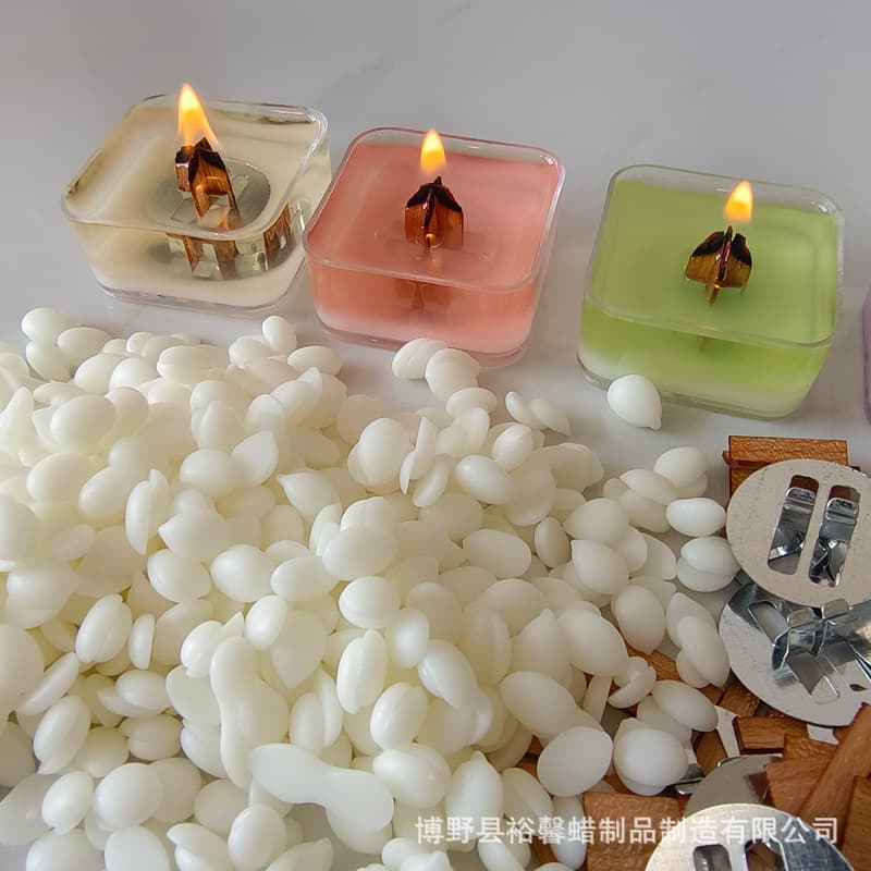 Aromatherapy Candle Making Tool Set Soy Wax Wooden Candle Wick Transparent Shell Combination Beginner Candle Tool Set