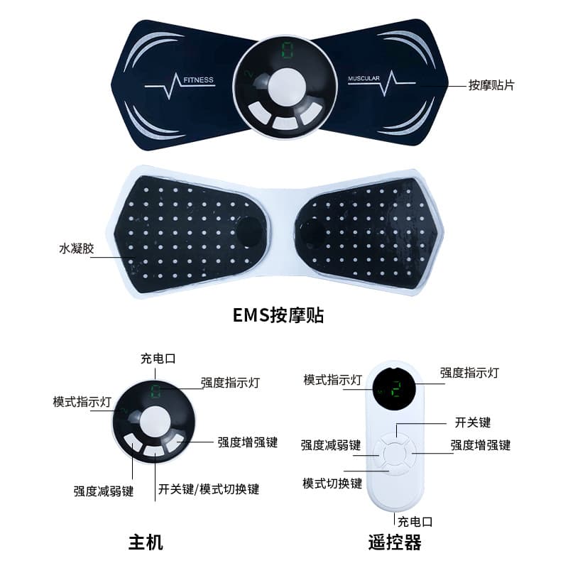 Cervical Massage Patches, Non-woven Terminal and Various Patches Supply for Abdomen, Back, Neck, and Shoulders