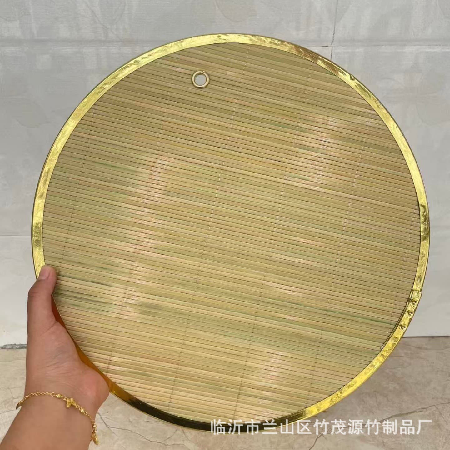 [Wholesale] Manufacturer Linyi metal edging thickened dumpling cover curtain dumpling tray bamboo dumpling cover curtain