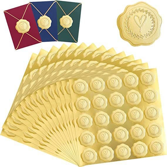 Matt gold matte silver concave and convex self-adhesive stickers printed LOGO labels high-end three-dimensional embossed sealing stickers wholesale