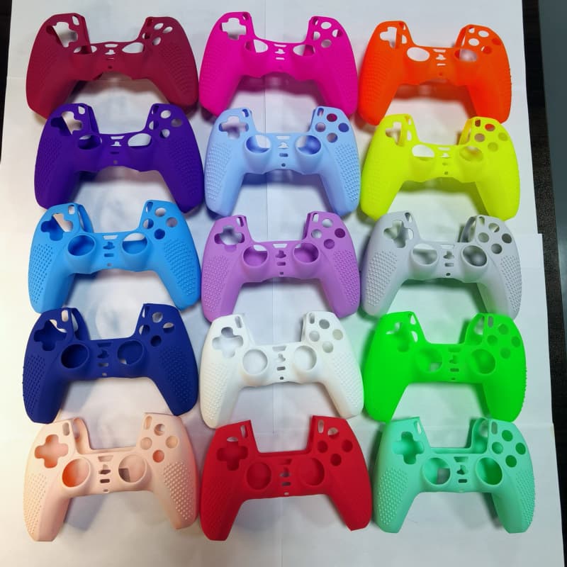 Silicone Protective Case for Black Myth Wukong PS5 Game Controller with Anti-Slip Dots, Solid Mixed Color Camouflage Wireless