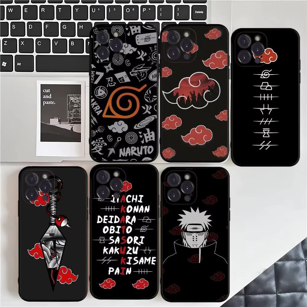 Naruto Anime Compatible Apple 14 Full Coverage Anti-Drop iPhone 16 Pro Max Creative Cartoon 17 Phone Case