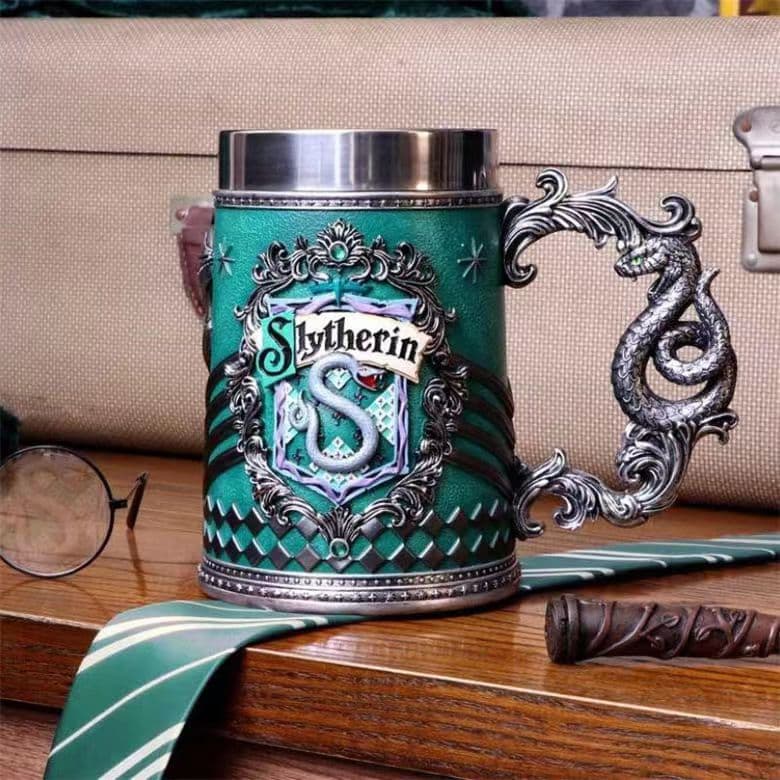 Harry Potter Generation 2 Beer Mug Goblet Stainless Steel Cup Souvenir Harry Potter Four Magic School Cups