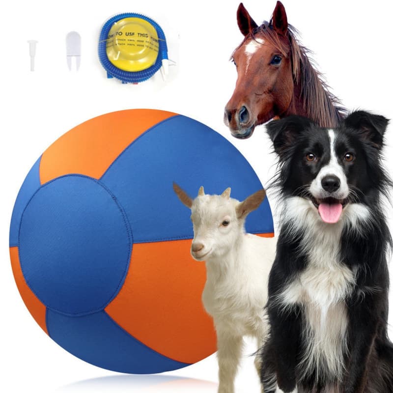 Pet Outdoor Inflatable Ball Toy Training Herding Ball Self-Play Dog Chew Toy Suitable for Large Dogs