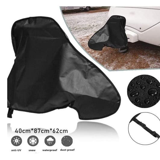 RV trailer hook cover, caravan trailer connector cover, waterproof, sunproof, and dustproof protective cover.