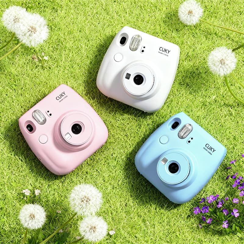 CUKY Instant Camera, One-Shot Film Camera, Instant Mini 12 Compatible Kit