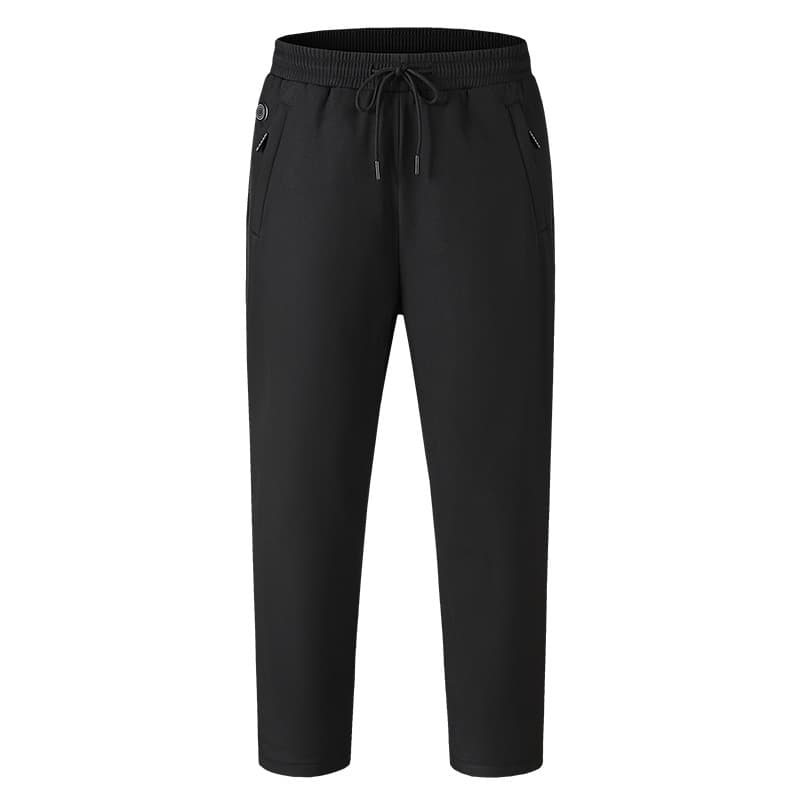Cross-Border Heated Pants Men Winter Smart Constant Temperature USB Heated Trousers Warm Cotton Pants Electric Straight Leg Casual Trousers