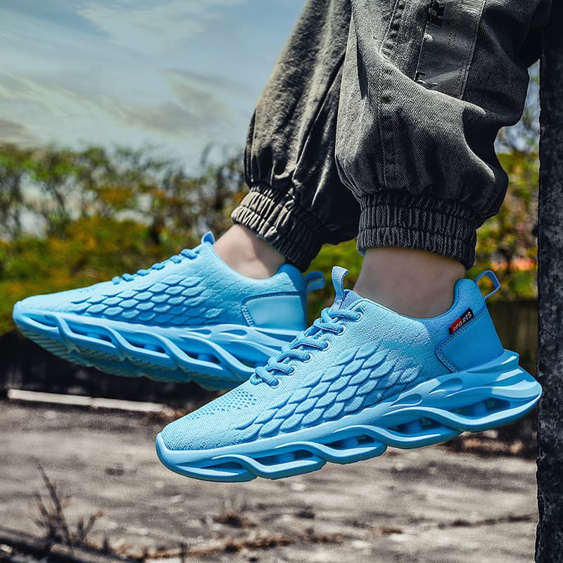 2026 Spring New Men's Casual Sports Shoes Trendy Student Mesh Running Shoes Youth Breathable Mens Shoes