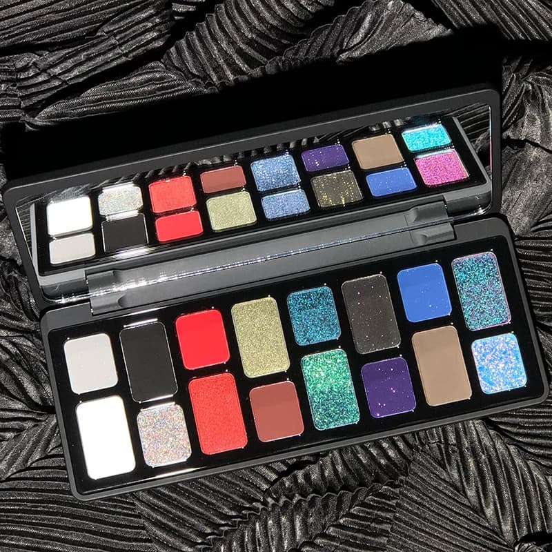 DIKALU Natural Performance 16-Color Eyeshadow Palette - Floating Life Improvisation, Heart Stealer, Earth Tones, Smoky, Chameleon, Gothic Style