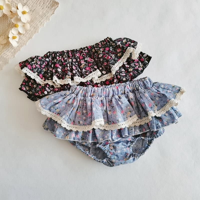 Girls' culottes, summer trousers, baby culottes, cake tutu skirt, baby girl's floral shorts, lace bread pants