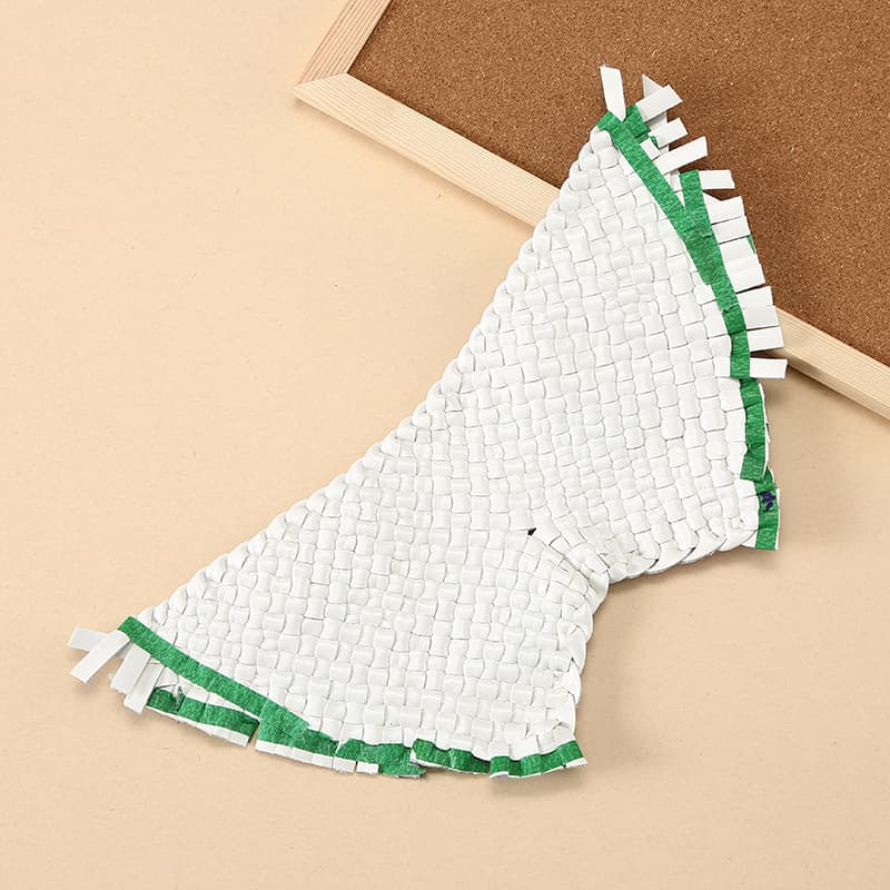Cross-border trade custom strip-knit cross sandal semi-finished products, PU hand-woven shoe uppers and materials