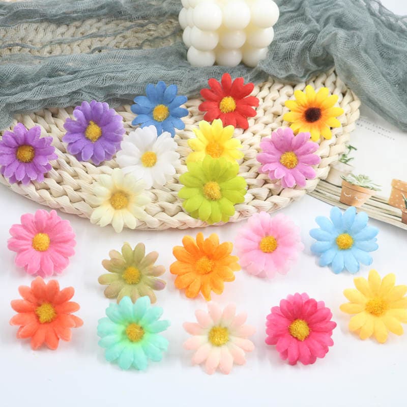Factory Wholesale Artificial Daisy and Sunflower Creative Rustic Home Decoration Fake Flowers Accessories