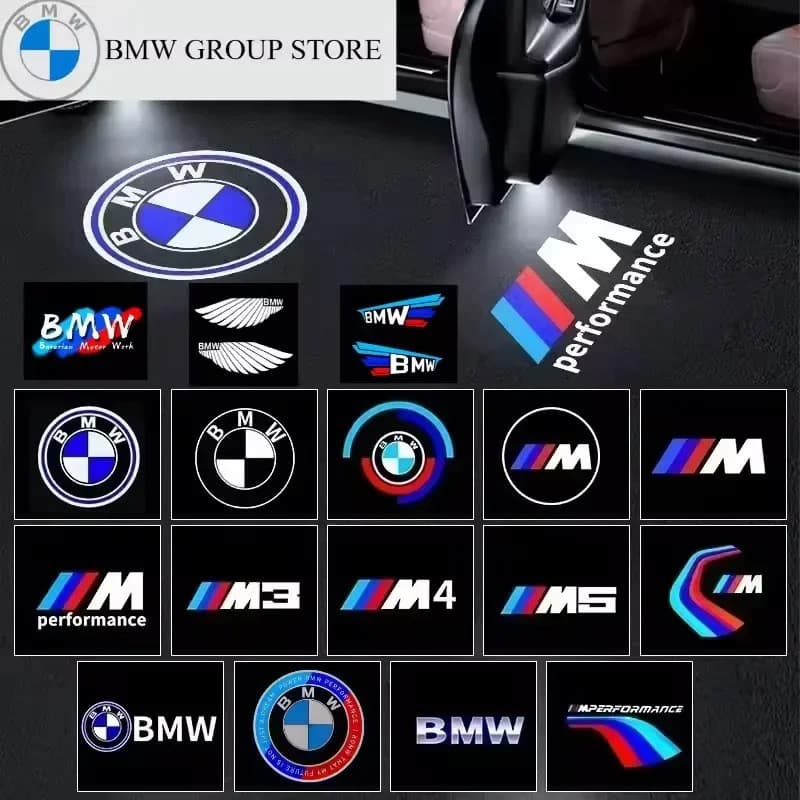 BMW Door Welcome Light Decoration Ambient Light Door Ground Light Laser Projection Light Door Light