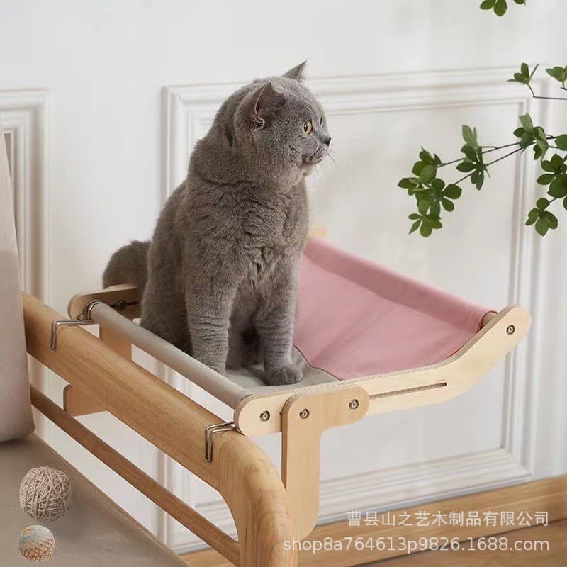 In Stock Window Sill Pet Bed Cat Nest Four Seasons Cat Bed Window Hanging Cat Bed Balcony Window Cat Hammock Suspended Cat Bed