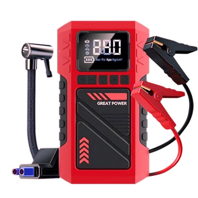 Cross-border new car emergency starting power all-in-one wireless lithium battery with power bank Qiangqi air pump inflator