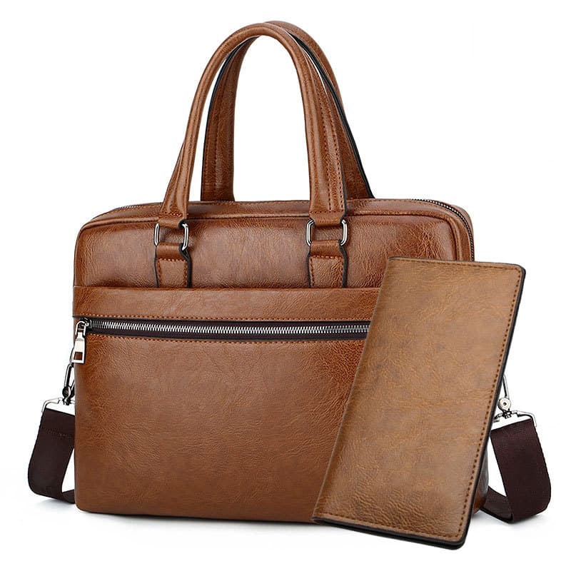 Men's Handbag Source Factory Men's Bag Crossbody Bag Jeep Tablet Computer Briefcase Business Travel Trendy Single Shoulder Bag