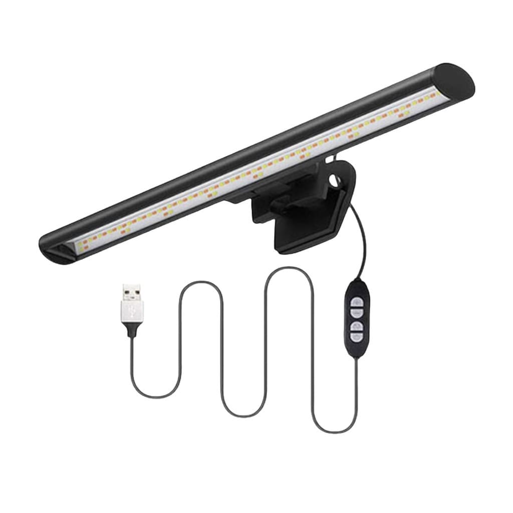 Asymmetric Light Path Screen Light Bar, Computer Monitor Fill Light Without Glare, Eye-Caring Study Essential LED Desk Lamp