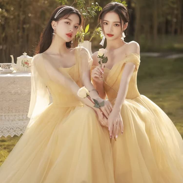 Forest-style Bridesmaid Dress 2026 New Summer Fairy-tale Wedding Sisterhood Gown Slimming Unique Premium Look