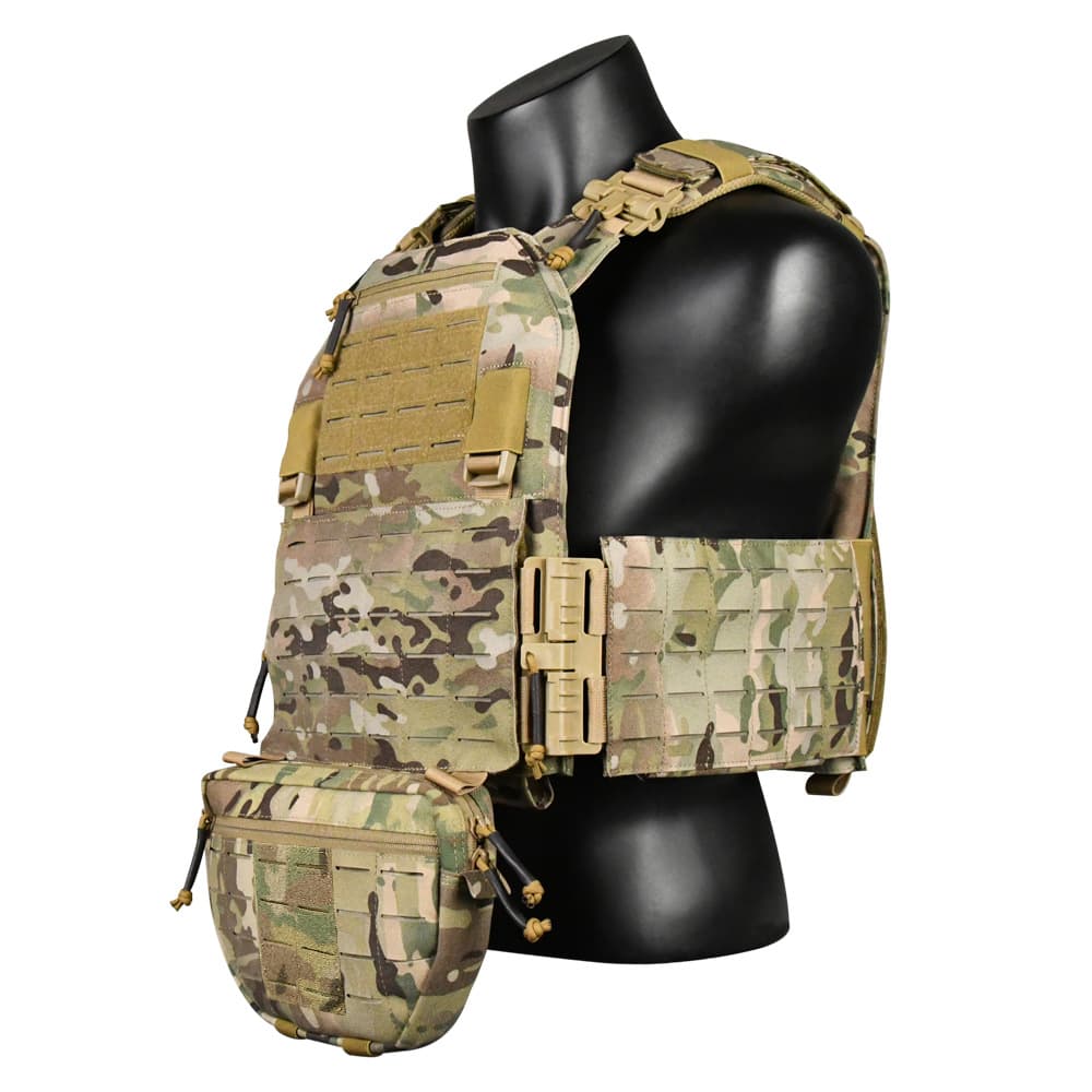Cross-border In-Stock 1000D Nylon Laser MOLLE Multi-Function Tool Accessory Pouch Utility Bag Tactical Vest Waist Pack